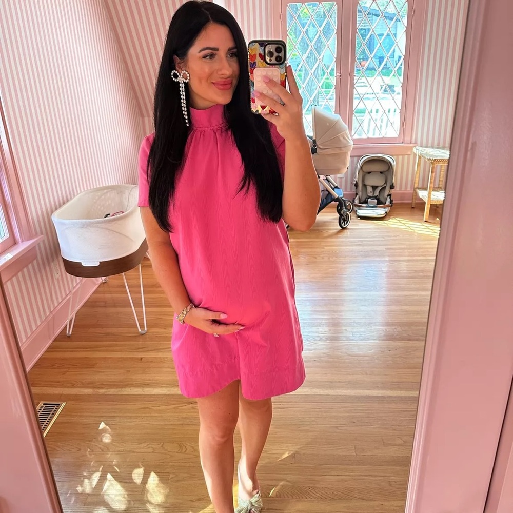 STAUD Mini llana Dress in Lollipop